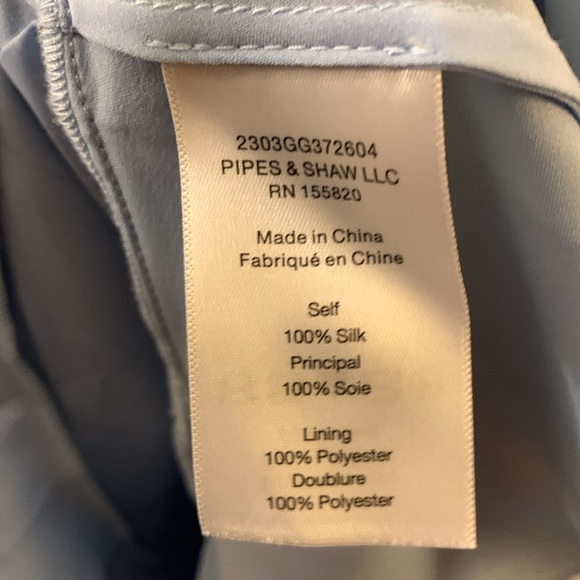 Veronica Beard NWT Sean Mini Dress Lake Blue Multi - Picture 7 of 7